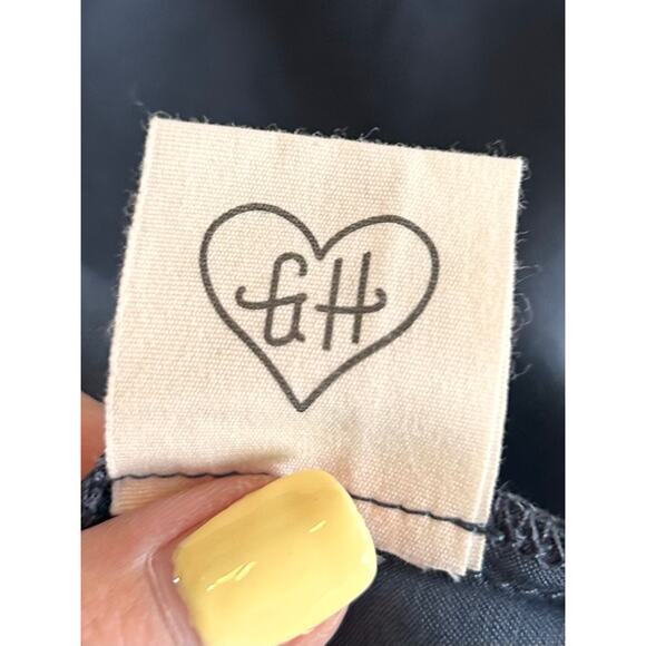 NWT Good Hart Women's Silky Long Sleeve Midi Dress Smocked Boho Blue Size Large - Picture 11 of 14